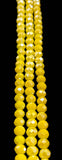 Yellow Crystal Bead Strands