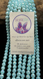 Light Blue Crystal Bead Strands