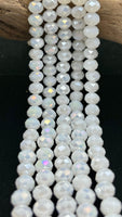 White Crystal Bead Strands