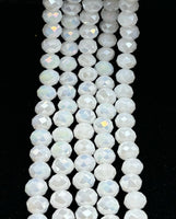 White Crystal Bead Strands