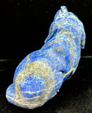 Lapis Lazuli Dog Carving