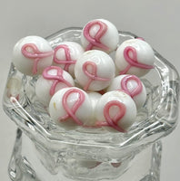 Breast Cancer Awareness Handmade Beads