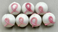 Breast Cancer Awareness Handmade Beads