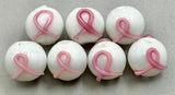 Breast Cancer Awareness Handmade Beads