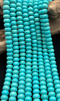 Blue Magnesite Bead Strands