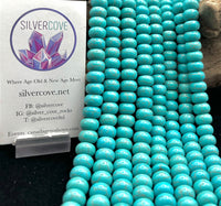 Blue Magnesite Bead Strands