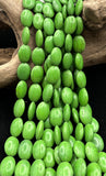 Dyed Green Magnesite Bead Strands