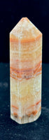 Red Calcite Tower Carving