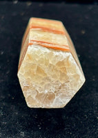 Red Calcite Tower Carving