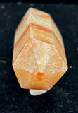 Red Calcite Tower Carving