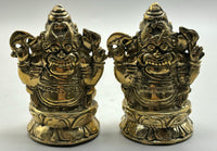 Bronze Elephant Buddha Carving