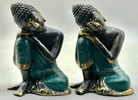 Bronze Meditation Carving