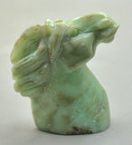 Chrysoprase Horse Carvings