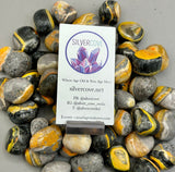 Bumble Bee Jasper Tumbled Stones