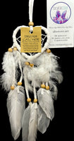 White Heart Dream Catcher