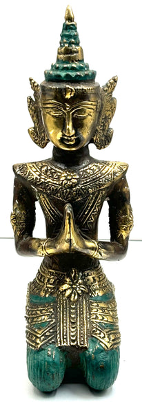 Bronze Prayer Buddha Carving