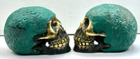 Bronze Skull Carving