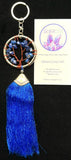 Dark Blue Tree of Life Key Chain (Large)