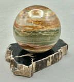 Petrified Wood Sphere Holders