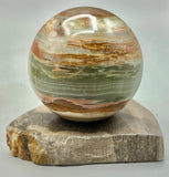 Petrified Wood Sphere Holders