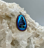 Aura Druzy Pendant