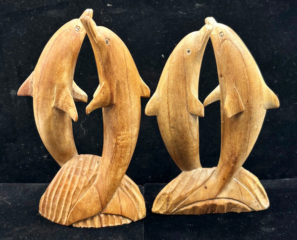 Dolphin Wood Carving