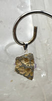 Silver Plated Amethyst Druzy Pendant