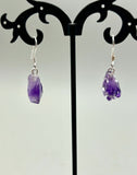 Amethyst Earrings Sterling Silver