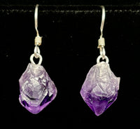 Amethyst Earrings Sterling Silver