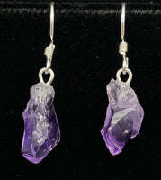 Amethyst Earrings Sterling Silver