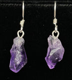 Amethyst Earrings Sterling Silver