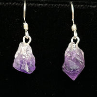 Amethyst Earrings Sterling Silver