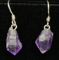 Amethyst Earrings Sterling Silver