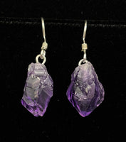 Amethyst Earrings Sterling Silver