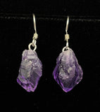 Amethyst Earrings Sterling Silver