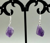 Amethyst Earrings Sterling Silver