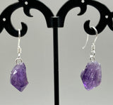 Amethyst Earrings Sterling Silver