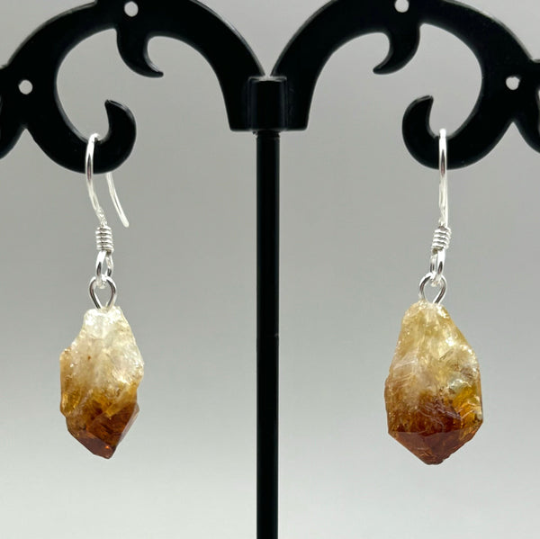 Citrine Sterling Silver Earrings