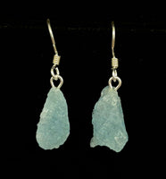 Aquamarine Sterling Silver Earrings