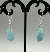 Aquamarine Sterling Silver Earrings