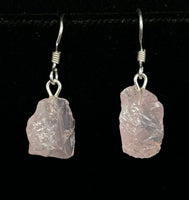 Rose Quartz Sterling Silver Earrings