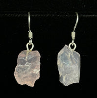 Rose Quartz Sterling Silver Earrings