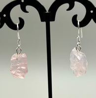 Rose Quartz Sterling Silver Earrings