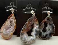 Occo Geode Sterling Silver Pendant