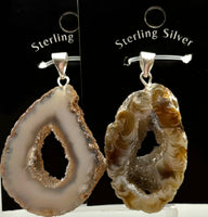 Occo Geode Sterling Silver Pendant