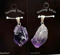 Amethyst Point Sterling Silver Pendant