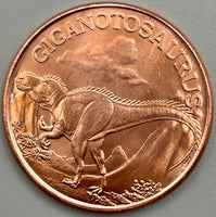 Giganotosaurus Copper Coin