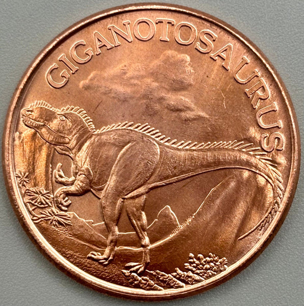 Giganotosaurus Copper Coin