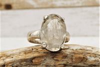 Rutilated Quartz Ring SIZE 7.5