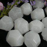 Snow Quartz Polyhedron